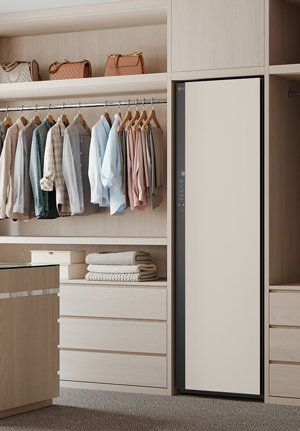 LG Styler in the dress room	