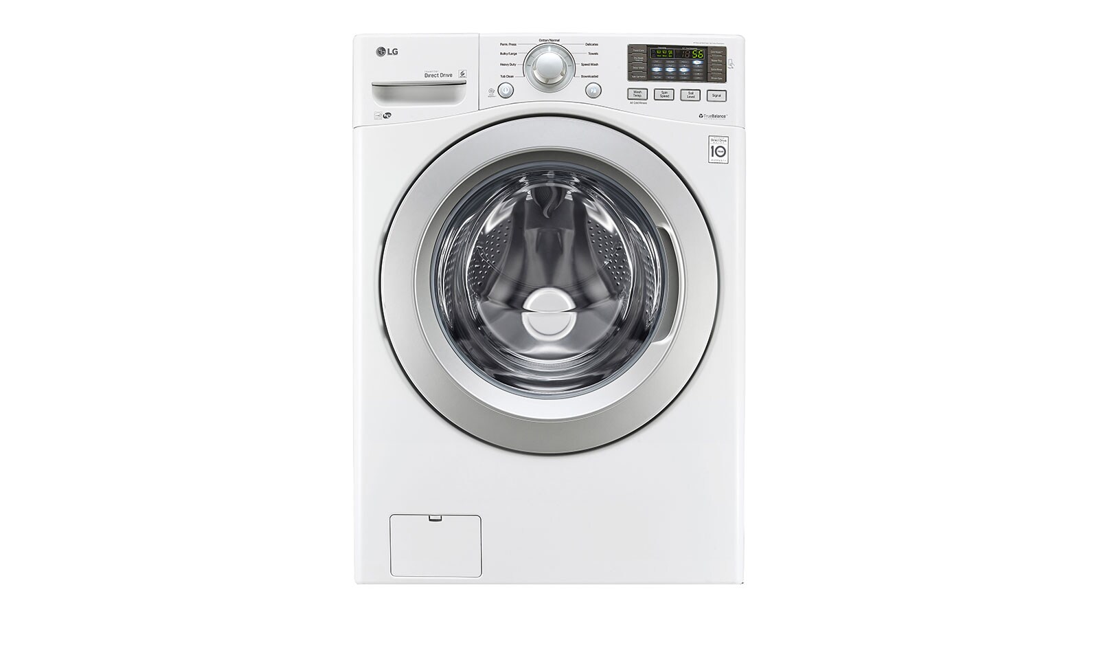 LG Ensemble TWINWash<sup>MC</sup> de LG d‘une capacité de 6,3 pi³ avec laveuse SideKick<sup>MC</sup> et sécheuse électrique de LG, WM3270CW_WD100CW_DLE3170W_WDP4W