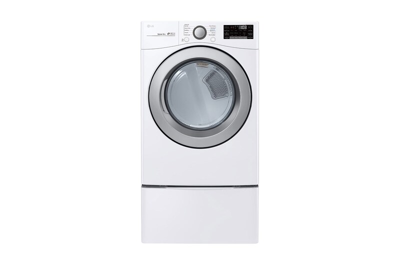 LG Ensemble TWINWash<sup>MC</sup> de LG d‘une capacité de 6,3 pi³ avec laveuse Piédestal  et sécheuse électrique de LG, WM3500CW_WD100CW_DLE3500W_WDP4W