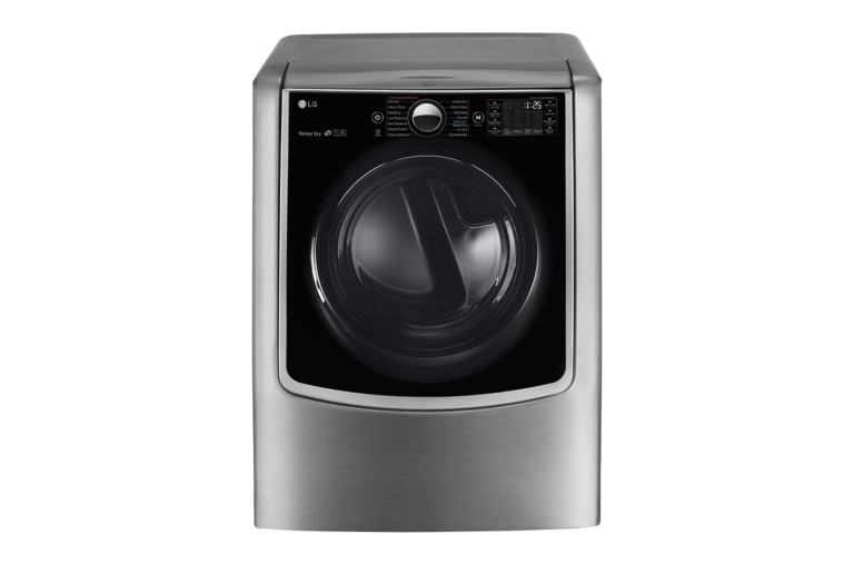 LG Ensemble TWINWash<sup>MC</sup> de LG d‘une capacité de 7,1 pi³ avec laveuse Piédestal et sécheuse au gaz de LG, WM9000HVA_WD200CV_DLGX9001V_WDP5V