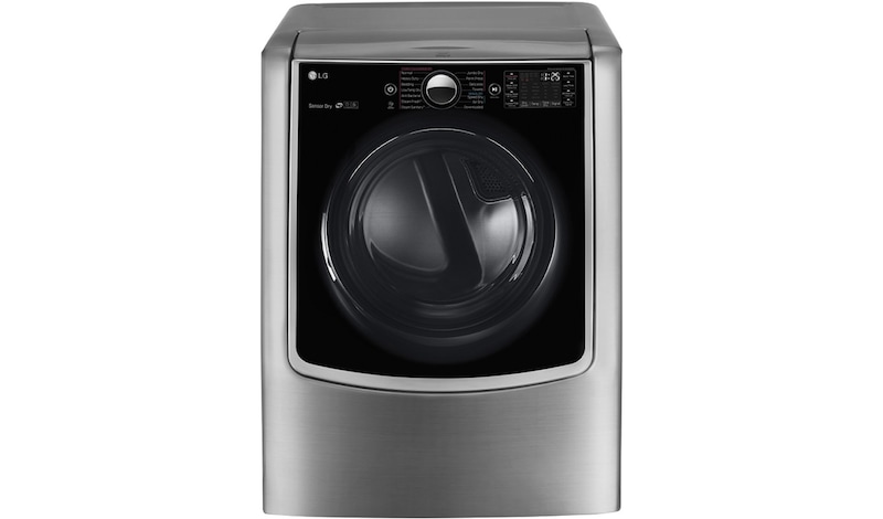 LG Ensemble TWINWash<sup>MC</sup> de LG d‘une capacité de 7,1 pi³ avec laveuse Piédestal et sécheuse au gaz de LG, WM9000HVA_WD200CV_DLGX9001V_WDP5V