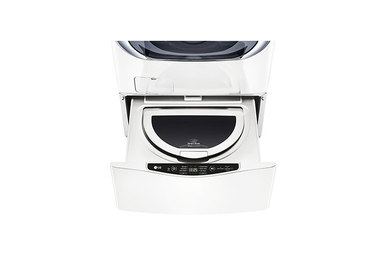 LG Ensemble TWINWash<sup>MC</sup> de LG d‘une capacité de 6,3 pi³ avec laveuse SideKick<sup>MC</sup> et sécheuse électrique de LG, WM3270CW_WD100CW
