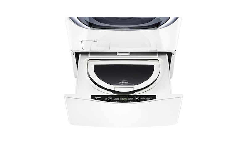 LG Ensemble TWINWash<sup>MC</sup> de LG d‘une capacité de 6,3 pi³ avec laveuse SideKick<sup>MC</sup> et sécheuse électrique de LG, WM3270CW_WD100CW