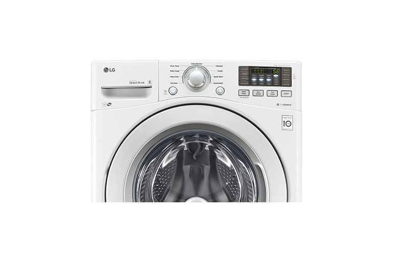 LG Ensemble TWINWash<sup>MC</sup> de LG d‘une capacité de 6,3 pi³ avec laveuse SideKick<sup>MC</sup> et sécheuse électrique de LG, WM3270CW_WD100CW