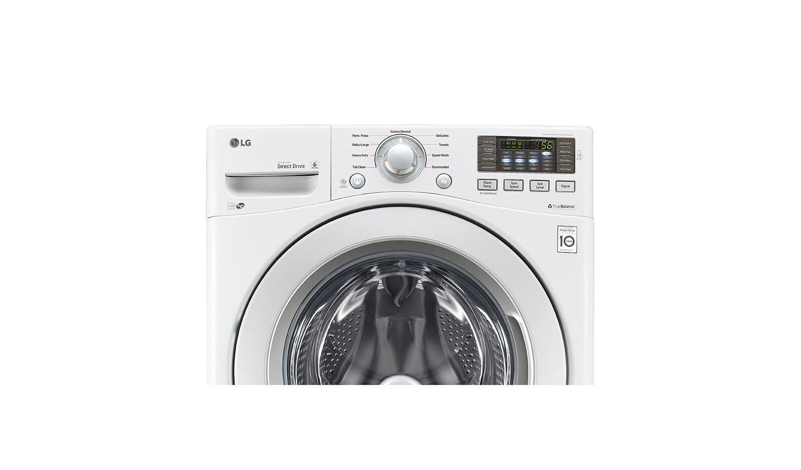 LG Ensemble TWINWash<sup>MC</sup> de LG d‘une capacité de 6,3 pi³ avec laveuse SideKick<sup>MC</sup> et sécheuse électrique de LG, WM3270CW_WD100CW