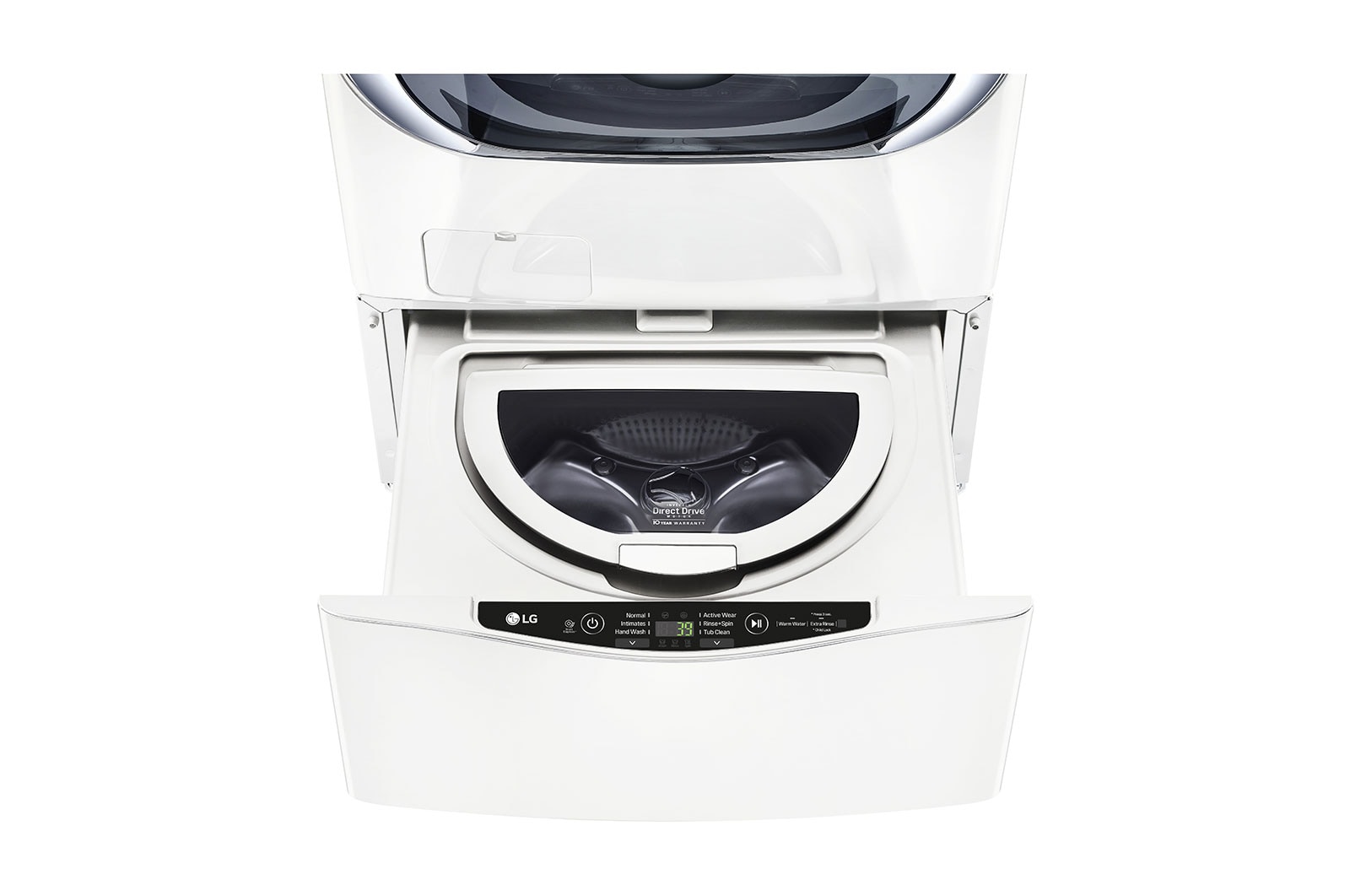 LG Ensemble TWINWash<sup>MC</sup> de LG d‘une capacité de 6,3 pi³ avec laveuse Piédestal et sécheuse électrique de LG, WM3500CW_WD100CW