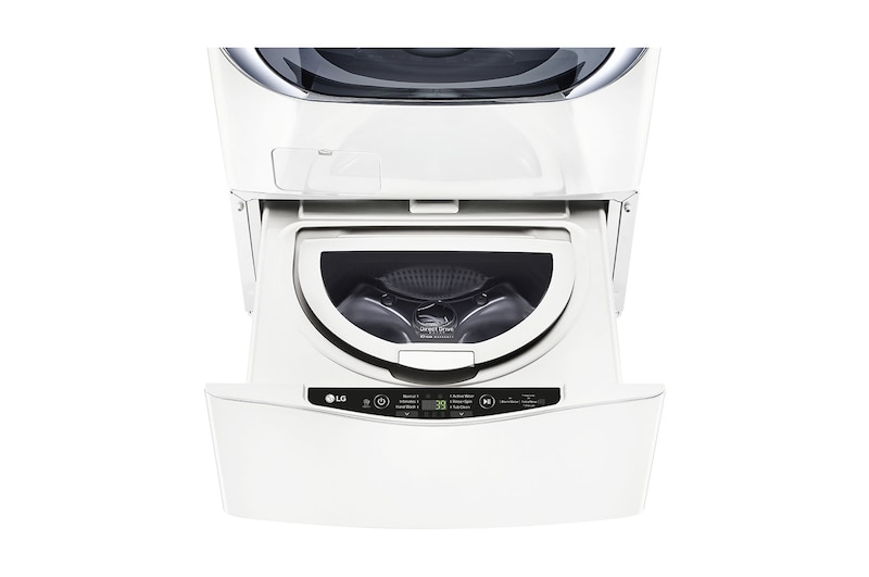 LG Ensemble TWINWash<sup>MC</sup> de LG d‘une capacité de 6,3 pi³ avec laveuse Piédestal et sécheuse électrique de LG, WM3500CW_WD100CW