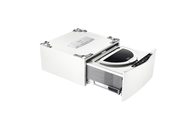 LG Ensemble TWINWash<sup>MC</sup> de LG d‘une capacité de 6,3 pi³ avec laveuse Piédestal et sécheuse électrique de LG, WM3500CW_WD100CW