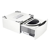 LG Ensemble TWINWash<sup>MC</sup> de LG d‘une capacité de 6,3 pi³ avec laveuse Piédestal et sécheuse électrique de LG, WM3500CW_WD100CW