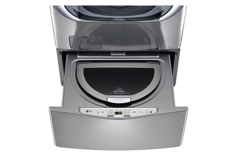 LG Ensemble TWINWashMC de LG d‘une capacité de 6,3 pi³ avec laveuse SideKickMC de LG, WM3670HVA_WD100CV