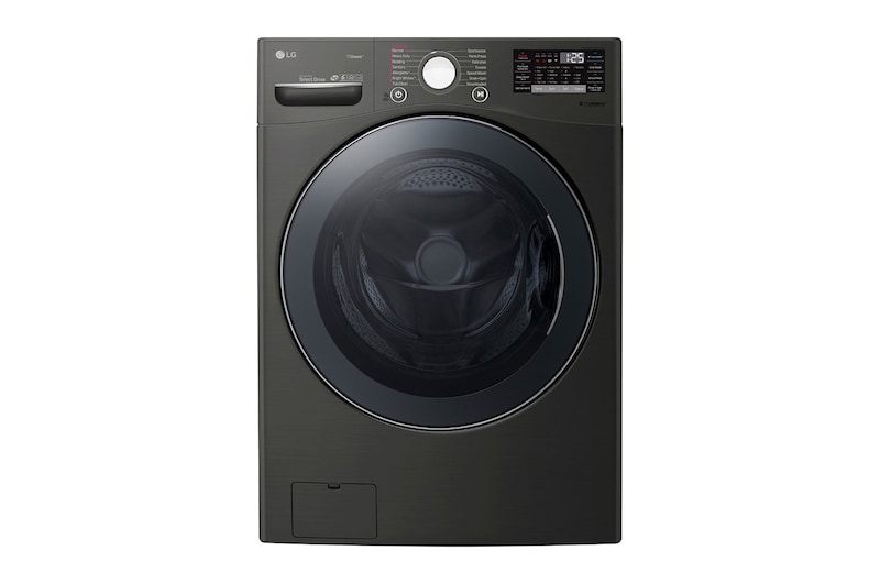 LG Ensemble TWINWash<sup>MC</sup> de LG d‘une capacité de 6,3 pi³ avec laveuse Piédestal LG, WM3800HBA_WD100CB