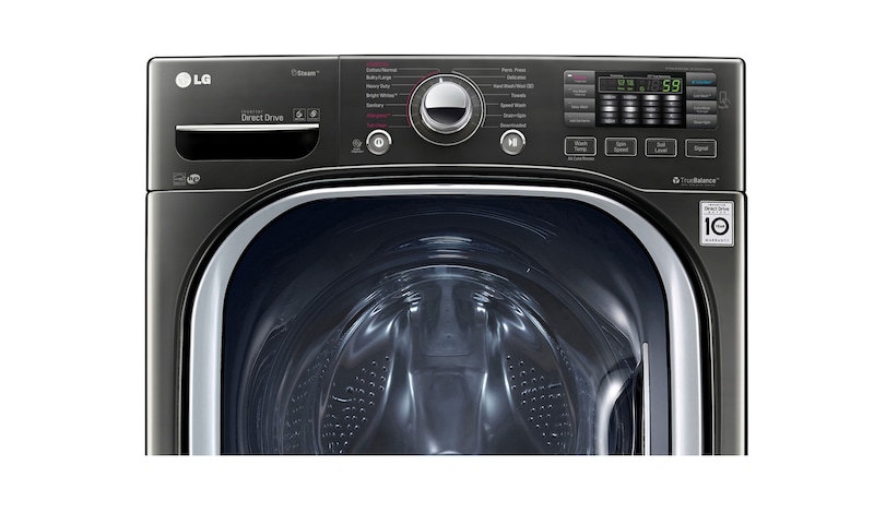LG Ensemble TWINWash<sup>MC</sup> de LG d‘une capacité de 6,3 pi³ avec laveuse Piédestal de LG, WM4370HKA_WD100CK