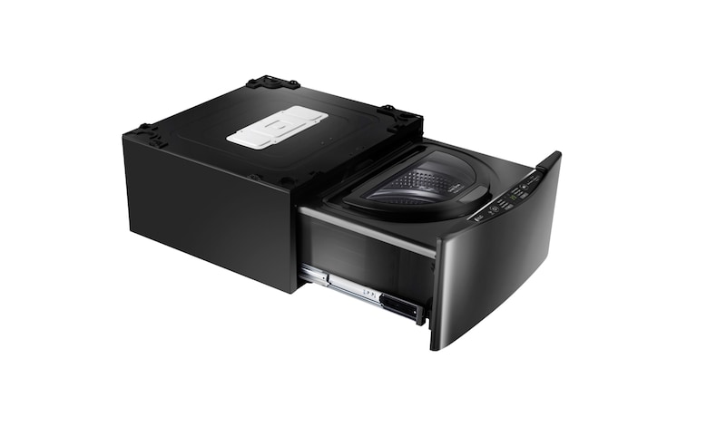 LG Ensemble TWINWash<sup>MC</sup> de LG d‘une capacité de 6,3 pi³ avec laveuse Piédestal de LG, WM4370HKA_WD100CK