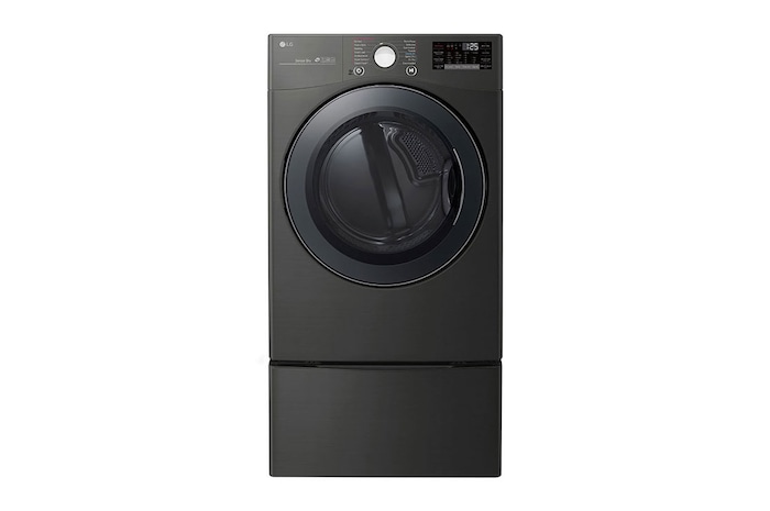LG Piédestal de laveuse – Acier de Graphite, WDP4B