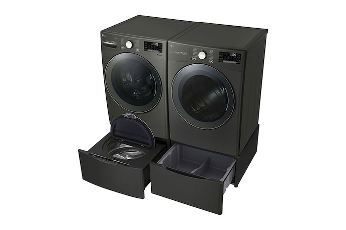 LG Piédestal de laveuse – Acier de Graphite, WDP4B