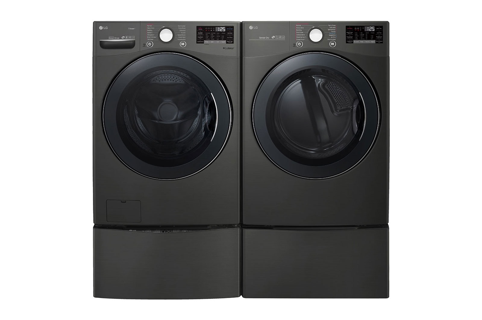 LG Piédestal de laveuse – Acier de Graphite, WDP4B