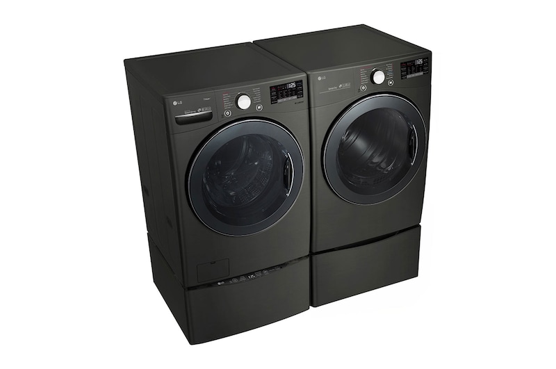 LG Piédestal de laveuse – Acier de Graphite, WDP4B
