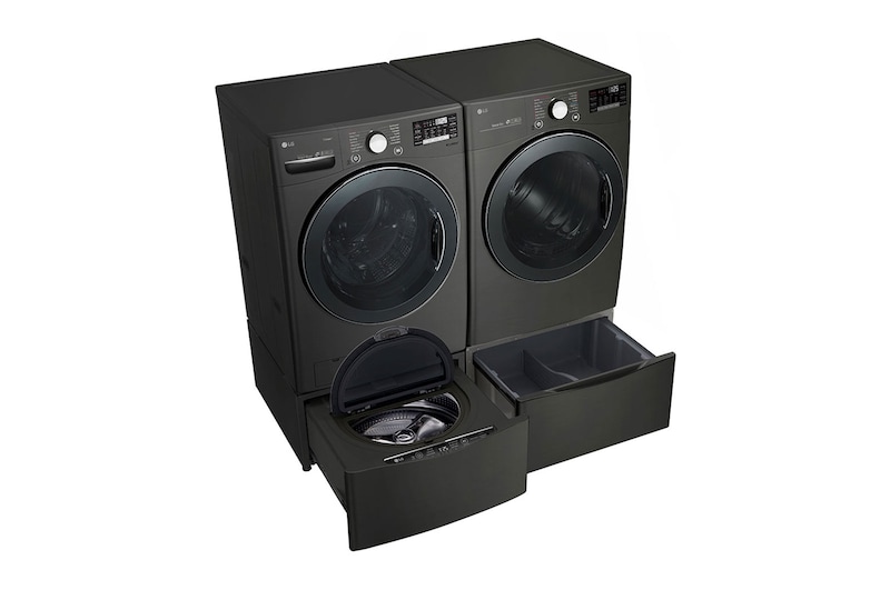 LG Piédestal de laveuse – Acier de Graphite, WDP4B