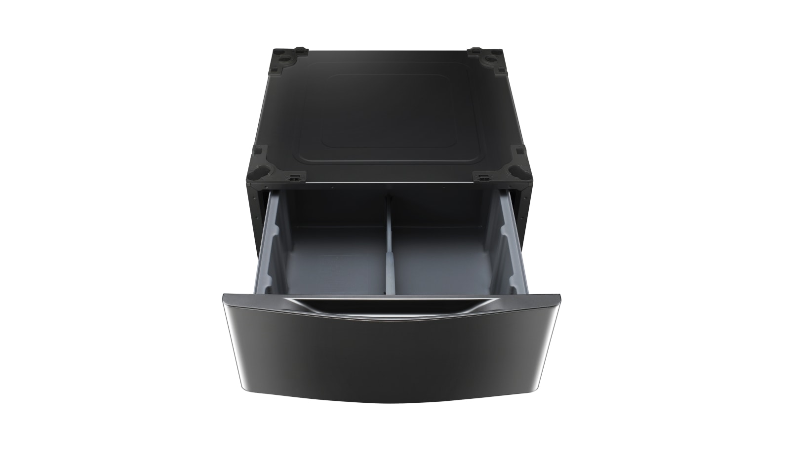 LG Piédestal de laveuse – acier inoxydable noir, WDP4K