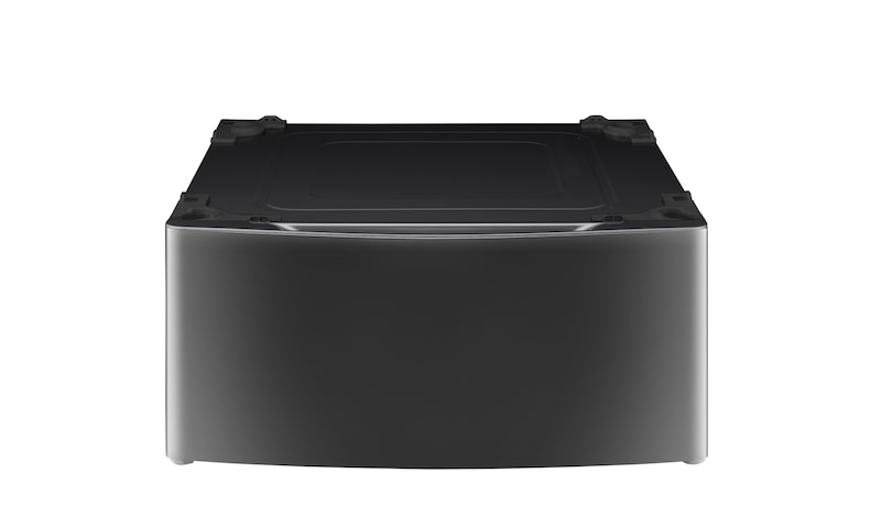 LG Piédestal de laveuse – acier inoxydable noir, WDP4K