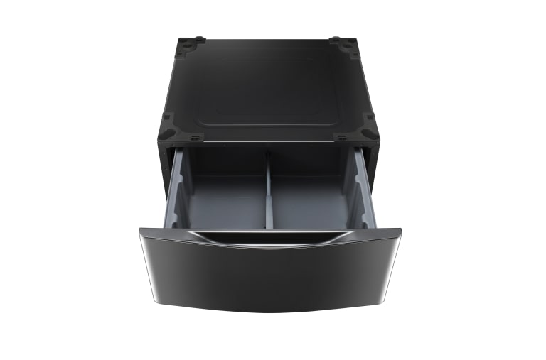 LG Piédestal de laveuse – acier inoxydable noir, WDP4K