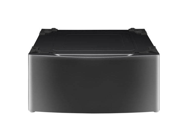 LG Piédestal de laveuse – acier inoxydable noir, WDP4K