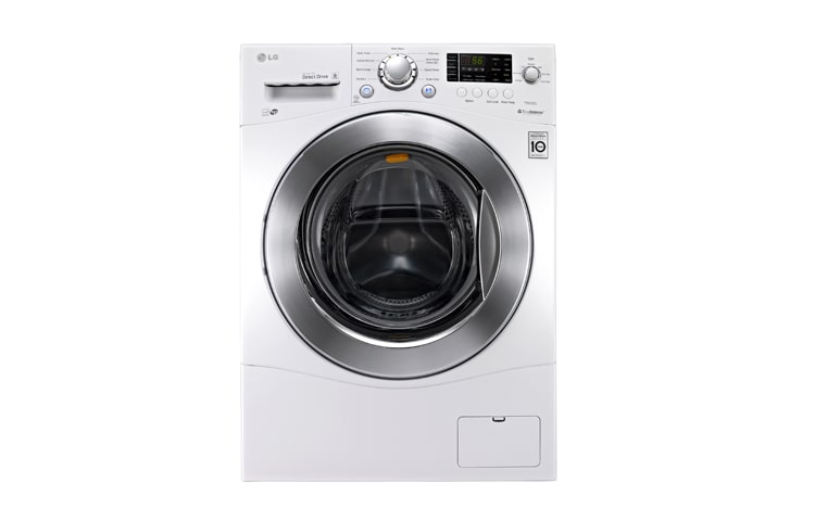 LG Laveuse à chargement frontal de 24 po d'une capacité de 2,6 pi 3 avec technologie 6Motion MC , WM1377HW