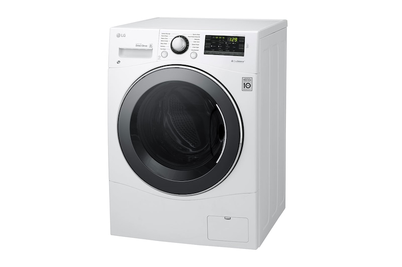 LG Laveuse compacte de 24 po à chargement frontal avec NFC Tag On, d’une capacité de 2,6 pi³, WM1388HW