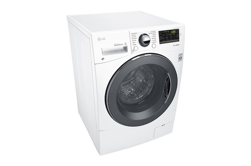 LG Laveuse compacte de 24 po à chargement frontal avec NFC Tag On, d’une capacité de 2,6 pi³, WM1388HW