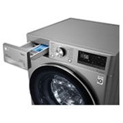 LG Laveuse à chargement frontal de 2,6 pi³ à hyper grande capacité dotée de l’AI , WM1455HVA