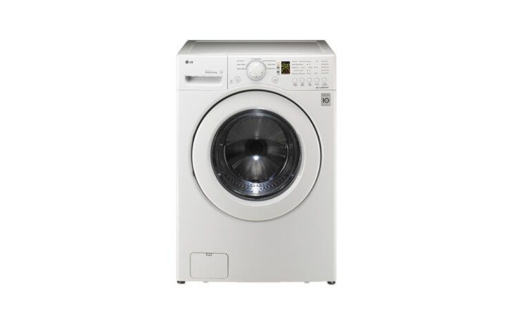 Vue avant de Laveuse à chargement frontal à grande capacité de 4,0 pi3 avec technologie 6Motion(MC) WM2140CW