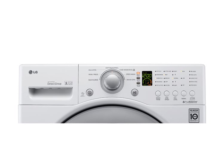 LG 4,3 pi3 Laveuse à chargement frontal à très grande capacité avec technologie 6Motion, WM2240CW