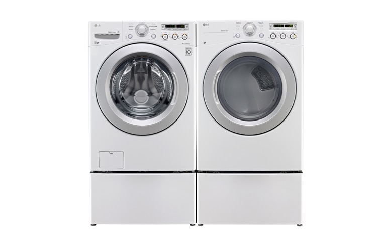 LG Laveuse à chargement frontal à super grande capacité de 4,6 pi 3 avec la technologie 6Motion MC , WM3050CW