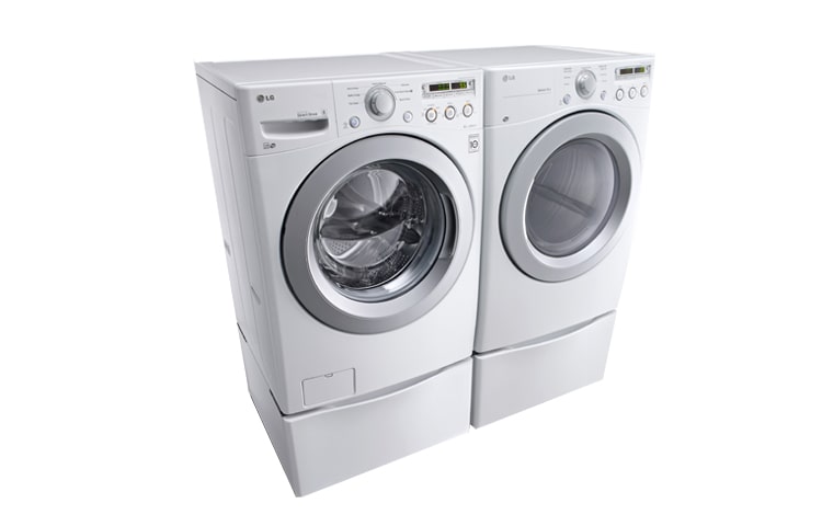 LG Laveuse à chargement frontal à super grande capacité de 4,6 pi 3 avec la technologie 6Motion MC , WM3050CW
