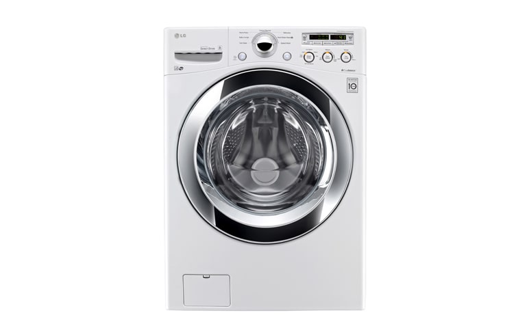 LG Laveuse à chargement frontal à super grande capacité de 4,6 pi 3 avec la technologie 6Motion MC , WM3055CW