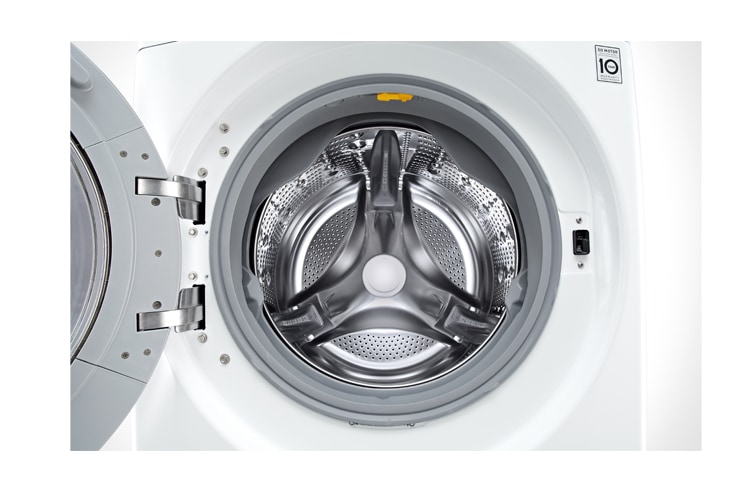 LG Laveuse à chargement frontal à super grande capacité de 4,6 pi 3 avec la technologie 6Motion MC , WM3055CW
