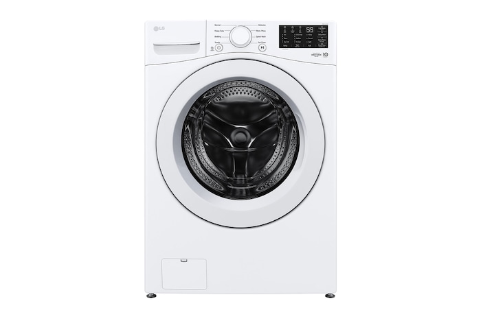 Vue de face du LG Laveuse à chargement frontal de 5,8 pi³, 6Motion🅫, ColdWash🅫, modèle WM3470CW