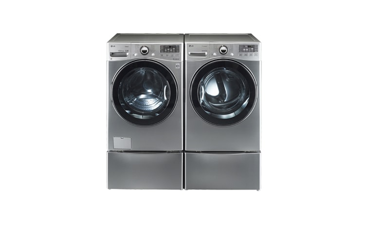 LG Laveuse à vapeur SteamWasher à super grande capacité de 4,6 pi 3 avec technologie TurboWash, WM3470HVA