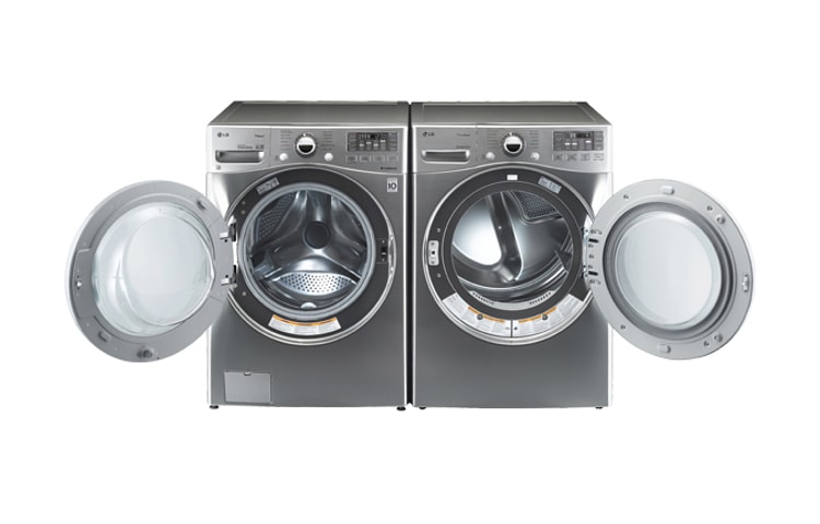 LG Laveuse à vapeur SteamWasher à super grande capacité de 4,6 pi 3 avec technologie TurboWash, WM3470HVA