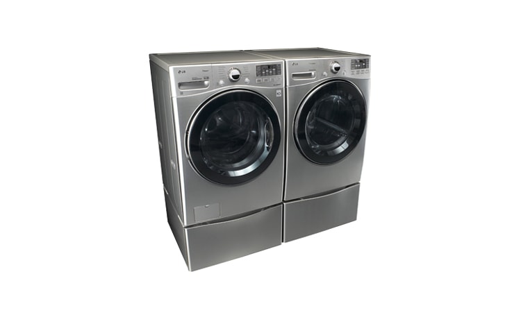 LG Laveuse à vapeur SteamWasher à super grande capacité de 4,6 pi 3 avec technologie TurboWash, WM3470HVA