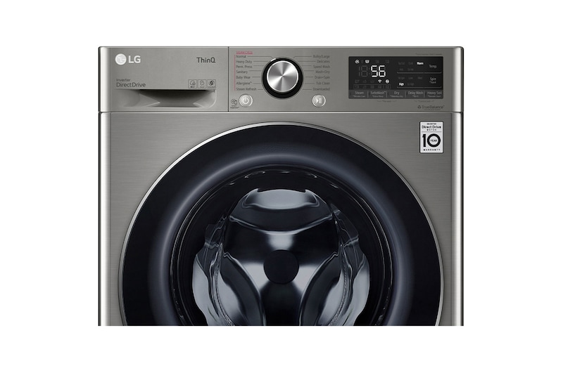 LG Laveuse-sécheuse de 2,6 pi³, AI DD🅫, TurboWash🅫, vapeur, WM3555HVA