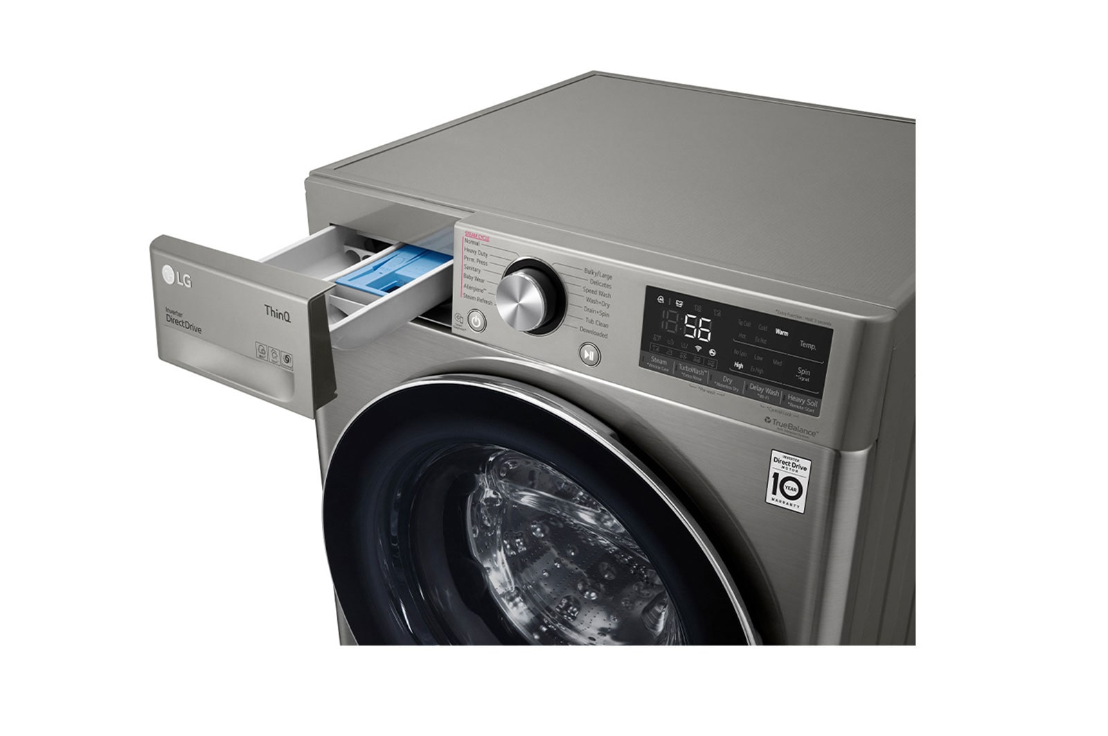 LG Ensemble laveuse à chargement frontal de 2,6 pi<sup>3</sup>, WM3555HVA