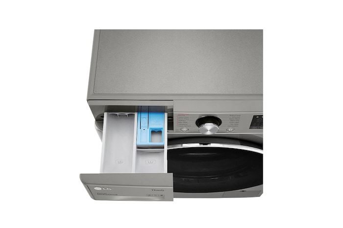 LG Laveuse-sécheuse de 2,6 pi³, AI DD🅫, TurboWash🅫, vapeur, WM3555HVA