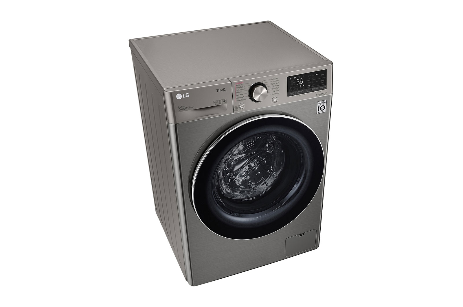LG Laveuse-sécheuse de 2,6 pi³, AI DD🅫, TurboWash🅫, vapeur, WM3555HVA