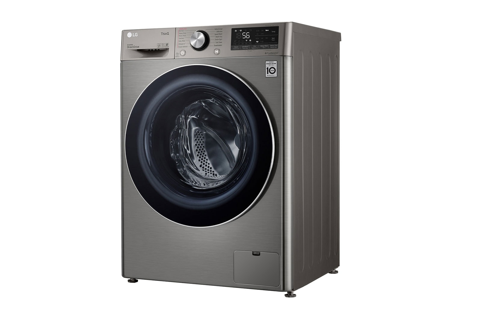 LG Laveuse-sécheuse de 2,6 pi³, AI DD🅫, TurboWash🅫, vapeur, WM3555HVA