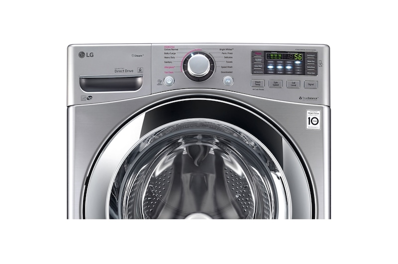 LG Laveuse de très grande capacité de 5,2 pi3 avec tambour en acier inoxydable NeveRustMC, WM3670HVA