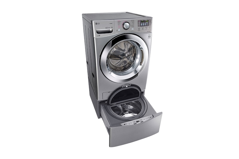LG Laveuse de très grande capacité de 5,2 pi3 avec tambour en acier inoxydable NeveRustMC, WM3670HVA