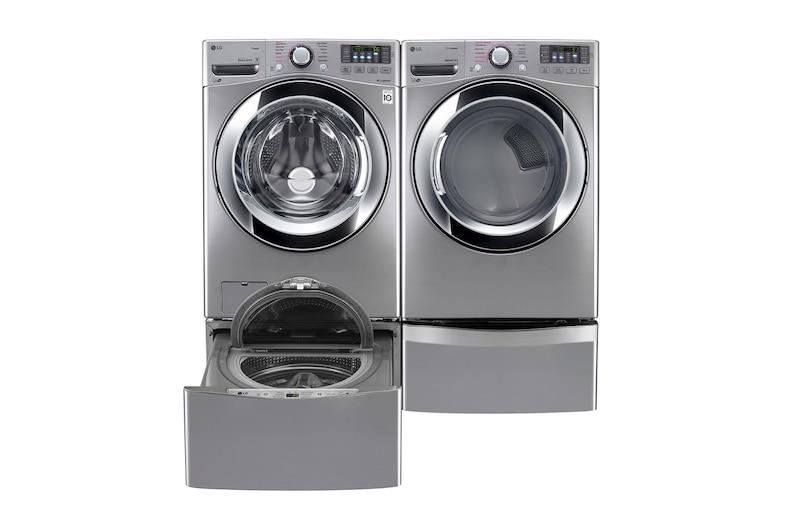 LG Laveuse de très grande capacité de 5,2 pi3 avec tambour en acier inoxydable NeveRustMC, WM3670HVA