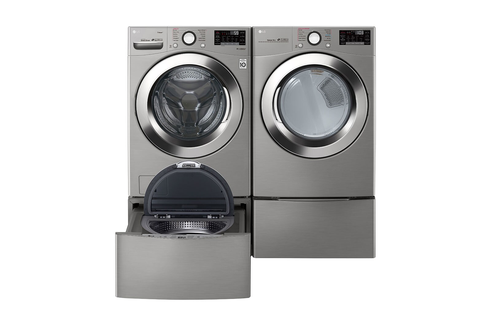 LG Laveuse intelligente à chargement frontal à ultra grande capacité (5,2 pi³) prenant en charge le Wi-Fi, WM3700HVA