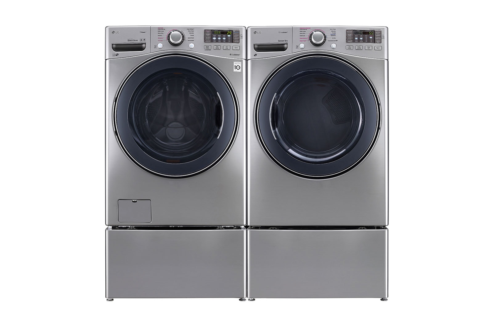 LG Laveuse de très grande capacité de 5,2 pi3 avec tambour en acier inoxydable NeveRust<sup>MC</sup>, WM3770HVA